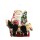 Polyresin Schneekugel "Weihnachtsmann, Schneemann, Rentier" mini 3-fach sort. 6 x 6,5 x 6,4 cm Ø 4,5 cm