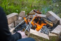 Lagerfeuer-Spieß ls1 (Gabel gerade) 2 Stück