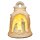 Porzellan "Heilige Familie" in Glocke weiß 16 x 16 x 21,5 cm LED;