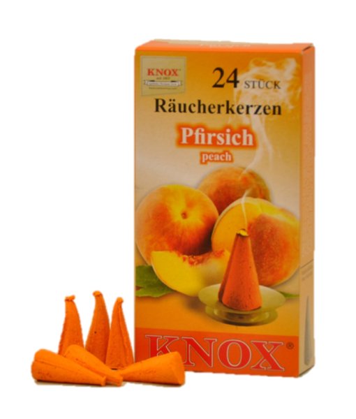 KNOX-Räucherkerzen - Pfirsich