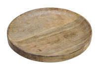 Dekoschale  aus Mango Holz Braun (B/H/T) 30x4x30cm