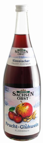 Sachsenobst Fruchtglühwein klassik 0,97 Liter Einweg