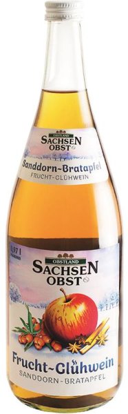 Sachsenobst Sanddorn-Bratapfel-Glühwein 0,97 Liter Einweg