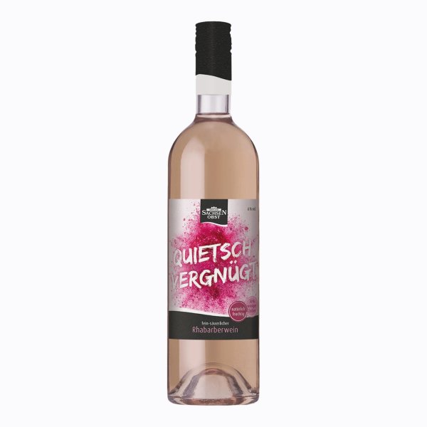 Rhabarberwein "quietschvergnügt" 0,75 l EW