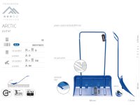 Schneewanne ARTIC - blau - L: 127cm B: 80cm