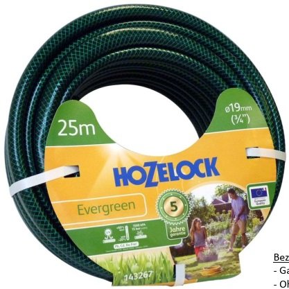 Hozelock Evergreen Bewässerungsschlauch 3/4 25lfm