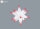 1er Set Marienberger Adventssterne - weiß mit roter Spitze