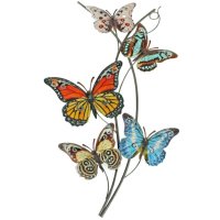 Wanddekor "Schmetterling" aus Melall 72x38cm