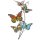 Wanddekor "Schmetterling" aus Melall 72x38cm
