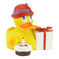 Lanco Happy Birthday Duck Naturkautschuk Badeente