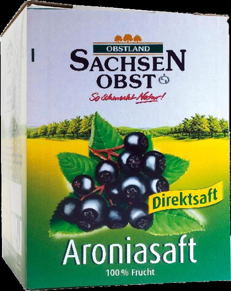 Sachsenobst Aroniasaft 3 Liter Bag in Box