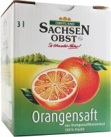 Sachsenobst Orangensaft, 3 Liter Bag in Box
