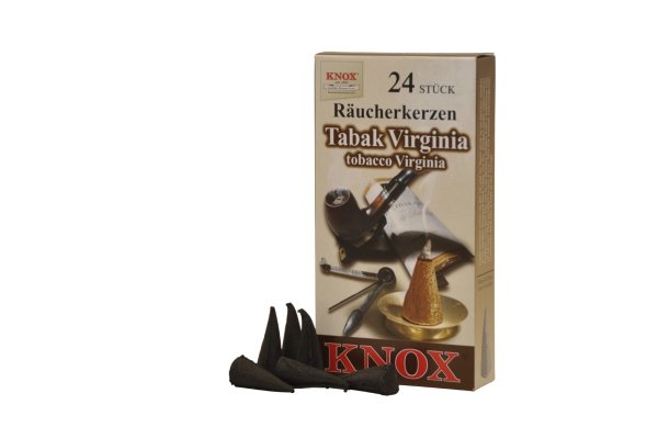 KNOX-Räucherkerzen | Tabak Virginia im Display