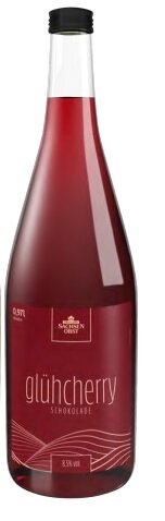 Sachsenobst Glühcherry Schokolade -Glühwein 0,97 Liter Einweg