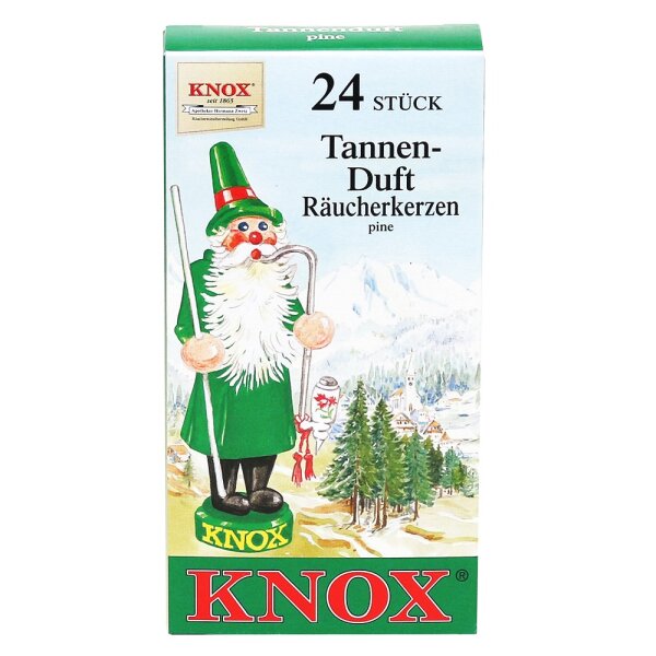 KNOX-Räucherkerzen "Tanne", Packungsinhalt: 24 Stück, 6,5 x 2,2 x 12,5 cm