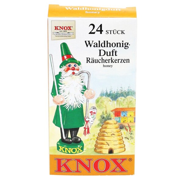 KNOX-Räucherkerzen "Waldhonig", Packungsinhalt: 24 Stück, 6,5 x 2,2 x 12,5 cm