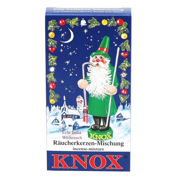 KNOX-Räucherkerzen "Mischung" Weihrauch/Tanne/Sandel, Packungsinhalt: 24 Stück, 6,5 x 2,2 x 12,5 cm