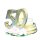 Polyresin Teelichthalter "50 Goldene Hochzeit" 5 x 7 x 5 cm