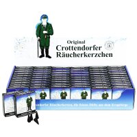 Crottendorfer-Mini-Räucherkerzen "Bunte Mischung" Neu jetzt im Display zu 36 Stück = VE 1 , Packungsinhalt: 24 Stück, 20 x 22,5 x 11,5 cm
